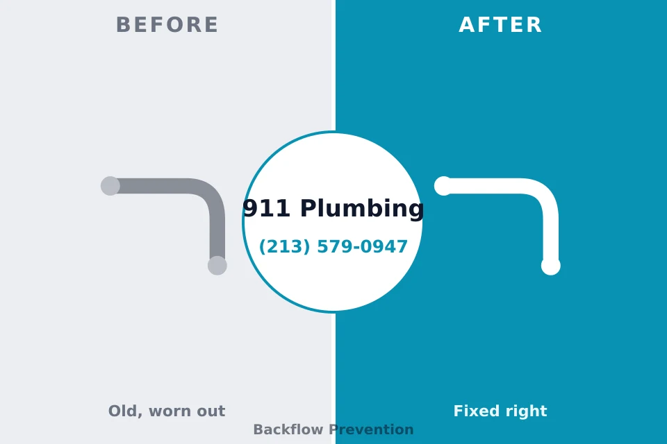 Before and after: plumbing repair North Madison, OH